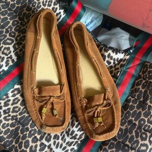 Michael Kors Brown Suede Loafers